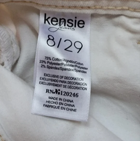 Kensie White Button-Down Mini Skirt - Picture 4 of 4